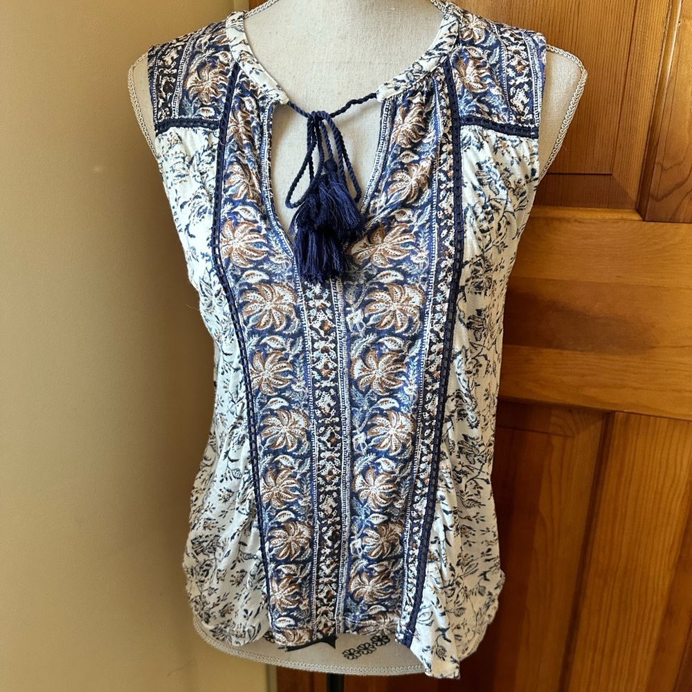Cute Boho Sleeveless Top